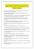 Comp Exam &lpar;125 questions&rpar; with all Correct & 100&percnt; Verified Answers &vert;Guaranteed to Pass &vert;Already Graded A&plus;