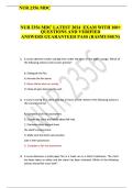 NUR 2356 MDC Latest 2024 Exam &vert; Verified Questions and Correct Answers&comma; Detailed Rationales&comma; A&plus; Explanations&comma; Updated Nursing Exam Study Guide PDF