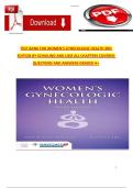 Women&rsquo;s Gynecologic Health 3rd Edition &ndash; Schuiling & Likis &ndash; Complete Test Bank All Chapters Questions and Answers