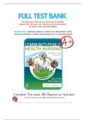 Community Public Health Nursing Test Bank &vert; Nies & McEwen 8th Edition &vert; Verified Q&A &vert; A&plus; Graded
