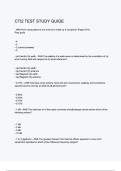 CTI2 Test Study Guide &vert; Verified Questions & Answers &vert; 100&percnt; Correct &vert; A&plus; Graded