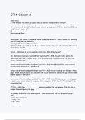 CTI 110 Exam 2 2025&sol; 2026 Complete Test Bank and Solutions with Answer Key