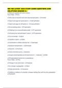 BIO 100 LATEST 2026 STUDY GUIDE QUESTIONS AND SOLUTIONS GRADED A&plus;