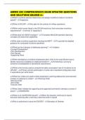 AMMO CDC COMPREHENSIVE EXAM UPDATED QUESTIONS AND SOLUTIONS GRADED A&plus;