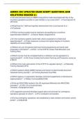 AMMO CDC UPDATED EXAM SCRIPT QUESTIONS AND SOLUTIONS GRADED A&plus;