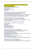 NURS 316 UPDATED EXAM SCRIPT QUESTIONS AND SOLUTIONS GRADED A&plus;