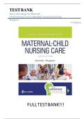  Davis Advantage for Maternal-Child Nursing Care 3rd Ed &ndash; Scannell & Ruggiero Test Bank &lpar;2025&rpar;