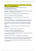 MGMT 200 PURDUE UPDATED EXAM SCRIPT QUESTIONS AND SOLUTIONS GRADED A&plus;