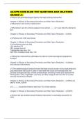 AACVPR CORE EXAM TEST QUESTIONS AND SOLUTIONS GRADED A&plus;