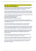 NSG 6006 COMPREHENSIVE EXAM UPDATED QUESTIONS AND SOLUTIONS GRADED A&plus;