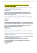 NSG 6006 FINAL EXAM ACTUAL QUESTIONS AND SOLUTIONS GRADED A&plus;