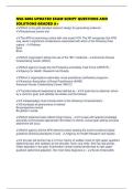 NSG 6006 UPDATED EXAM SCRIPT QUESTIONS AND SOLUTIONS GRADED A&plus;