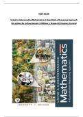 Using & Understanding Mathematics&colon; A Quantitative Reasoning Approach 8th Edition by Jeffrey Bennett & William L&period; Briggs &ndash; Complete Test Bank All Chapters