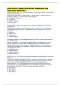 CPPO ACTUAL 2026 CORE EXAM TEST QUESTIONS AND SOLUTIONS GRADED A&plus;