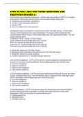CPPO ACTUAL 2026 TEST PAPER QUESTIONS AND SOLUTIONS GRADED A&plus;