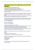 CPPO FINAL EXAM ACTUAL QUESTIONS AND SOLUTIONS GRADED A&plus;