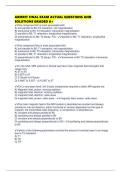 ARMRIT FINAL EXAM ACTUAL QUESTIONS AND SOLUTIONS GRADED A&plus;