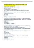 ARMRIT UPDATED EXAM SCRIPT QUESTIONS AND SOLUTIONS GRADED A&plus;