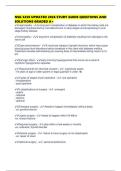 NSG 3250 UPDATED 2026 STUDY GUIDE QUESTIONS AND SOLUTIONS GRADED A&plus;