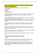 NSG 3250 UPDATED 2026 STUDY GUIDE QUESTIONS AND SOLUTIONS GRADED A&plus;