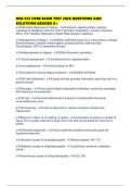 NSG 555 CORE EXAM TEST 2026 QUESTIONS AND SOLUTIONS GRADED A&plus;