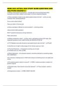 NURS 3632 ACTUAL 2026 STUDY GUIDE QUESTIONS AND SOLUTIONS GRADED A&plus;