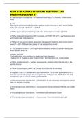 NURS 3632 ACTUAL 2026 EXAM QUESTIONS AND SOLUTIONS GRADED A&plus;