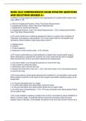 NURS 3632 COMPREHENSIVE EXAM UPDATED QUESTIONS AND SOLUTIONS GRADED A&plus;