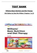 Williams&rsquo; Basic Nutrition and Diet Therapy 16th Edition &ndash; Complete Test Bank &lpar;Chapters 1&ndash;23&rpar;
