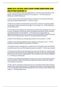 NRNP 6531 ACTUAL 2026 STUDY GUIDE QUESTIONS AND SOLUTIONS GRADED A&plus;