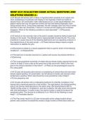NRNP 6531 EVALUATION EXAM ACTUAL QUESTIONS AND SOLUTIONS GRADED A&plus;
