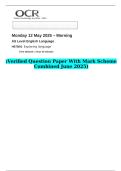 2025 AS Level English Language H070&sol;01 Exploring language   &lpar;Verified Question Paper With Mark Scheme Combined June 2025&rpar;