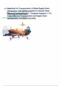 Test Bank for Transportation&colon; A Global Supply Chain Perspective&comma; 10th Edition by Robert A&period; Novack&comma; Brian Gibson & Yoshinori Suzuki &ndash; Complete Chapters 1&ndash;13 &vert; Comprehensive Transportation and Supply Chain Management Test Bank 2025&sol;2026