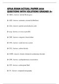 AFAA EXAM ACTUAL PAPER 2026 QUESTIONS WITH SOLUTIONS GRADED A&plus;
