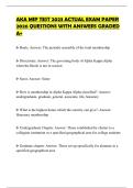 AKA MIP TEST 2023 ACTUAL EXAM PAPER 2026 QUESTIONS WITH ANSWERS GRADED A&plus;