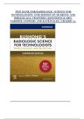Radiologic Science for Technologists 13th Edition &ndash; Bushong & Shields &ndash; Comprehensive test bank with practice questions&comma; answers&comma; and rationales