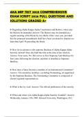 AKA MIP TEST 2023 COMPREHENSIVE EXAM SCRIPT 2026 FULL QUESTIONS AND SOLUTIONS GRADED A&plus;
