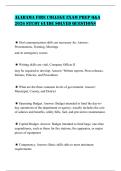 ALABAMA FIRE COLLEGE EXAM PREP Q&A 2026 STUDY GUIDE SOLVED QUESTIONS
