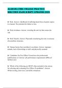 ALABAMA FIRE COLLEGE PRACTICE SOLUTION EXAM SCRIPT UPDATED 2026