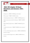 NAA 100 chapter 18 Exam Questions and Answers 100&percnt; PASS