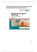 Test Bank for Medical-Surgical Nursing&colon; Concepts and Practice 6th Edition&period; By Holly K&period; Stromberg&period;&vert;&vert;All chapters 1-49 included&period;