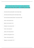 ATI Nutrition Proctor Study Guide Review questions and correct answers 2026