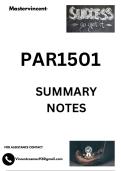 PAR1501 STUDY SUMMARY NOTES&period;