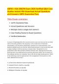 ABFM &plus; KSA OBGYN Exam 2026 Verified Q&A Case Studies Instant PDF Download Actual Questions and Answers 100- Guarantee Pass&period;&period;pdf