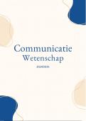 Volledige samenvatting communicatiewetenschap 