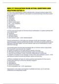 MSN 377 EVALUATION EXAM ACTUAL QUESTIONS AND SOLUTIONS RATED A&plus;