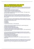 MSN 377 COMPREHENSIVE EXAM UPDATED QUESTIONS AND SOLUTIONS RATED A&plus; 