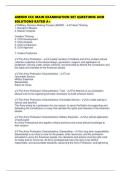 AMEDD CCC MAIN EXAMINATION SET QUESTIONS AND SOLUTIONS RATED A&plus;