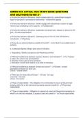 AMEDD CCC ACTUAL 2026 STUDY GUIDE QUESTIONS AND SOLUTIONS RATED A&plus; 