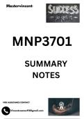 MNP3701 STUDY SUMMARY NOTES&period;
